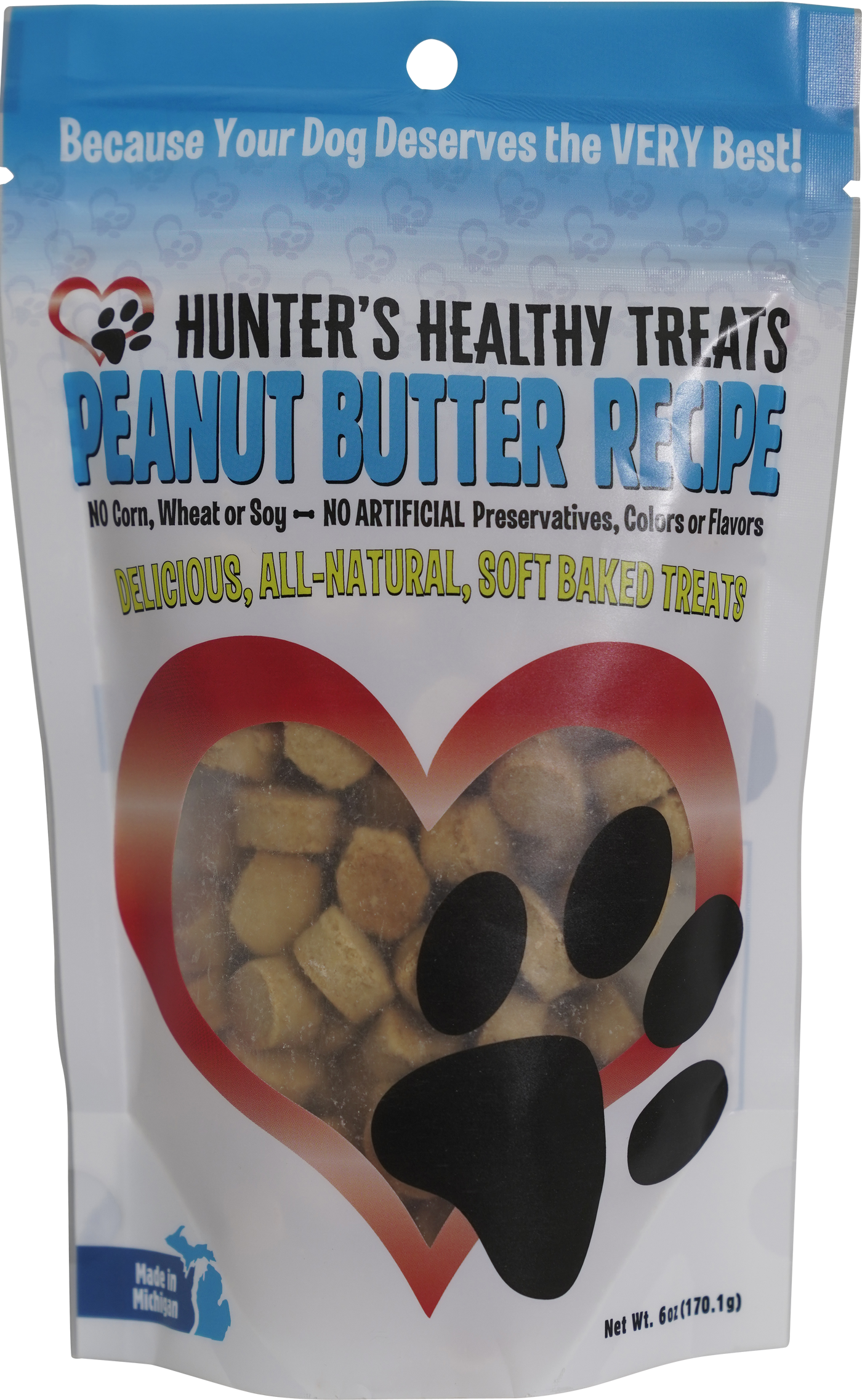 Hunter's Healthy Treats, Peanut Butter, Small Treats