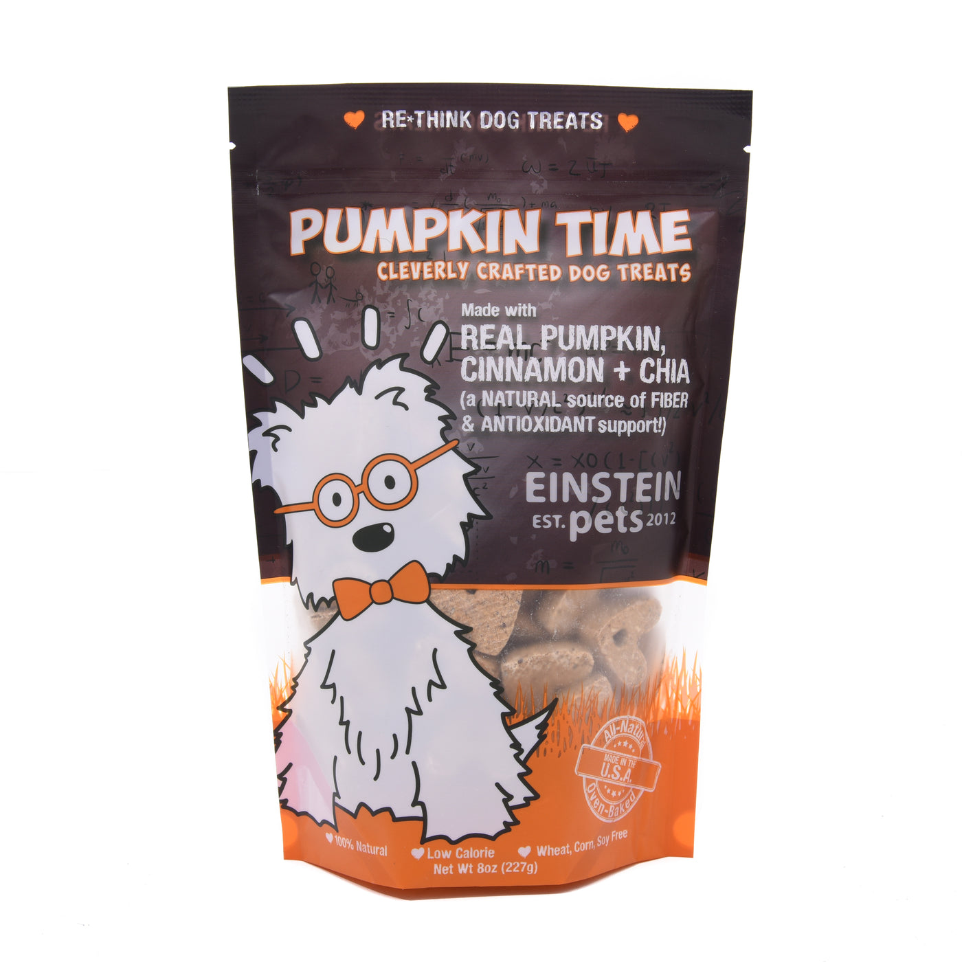 Oven Baked Wheat Free Pumpkin Time Pumpkin & Apple Natural Dog Treats