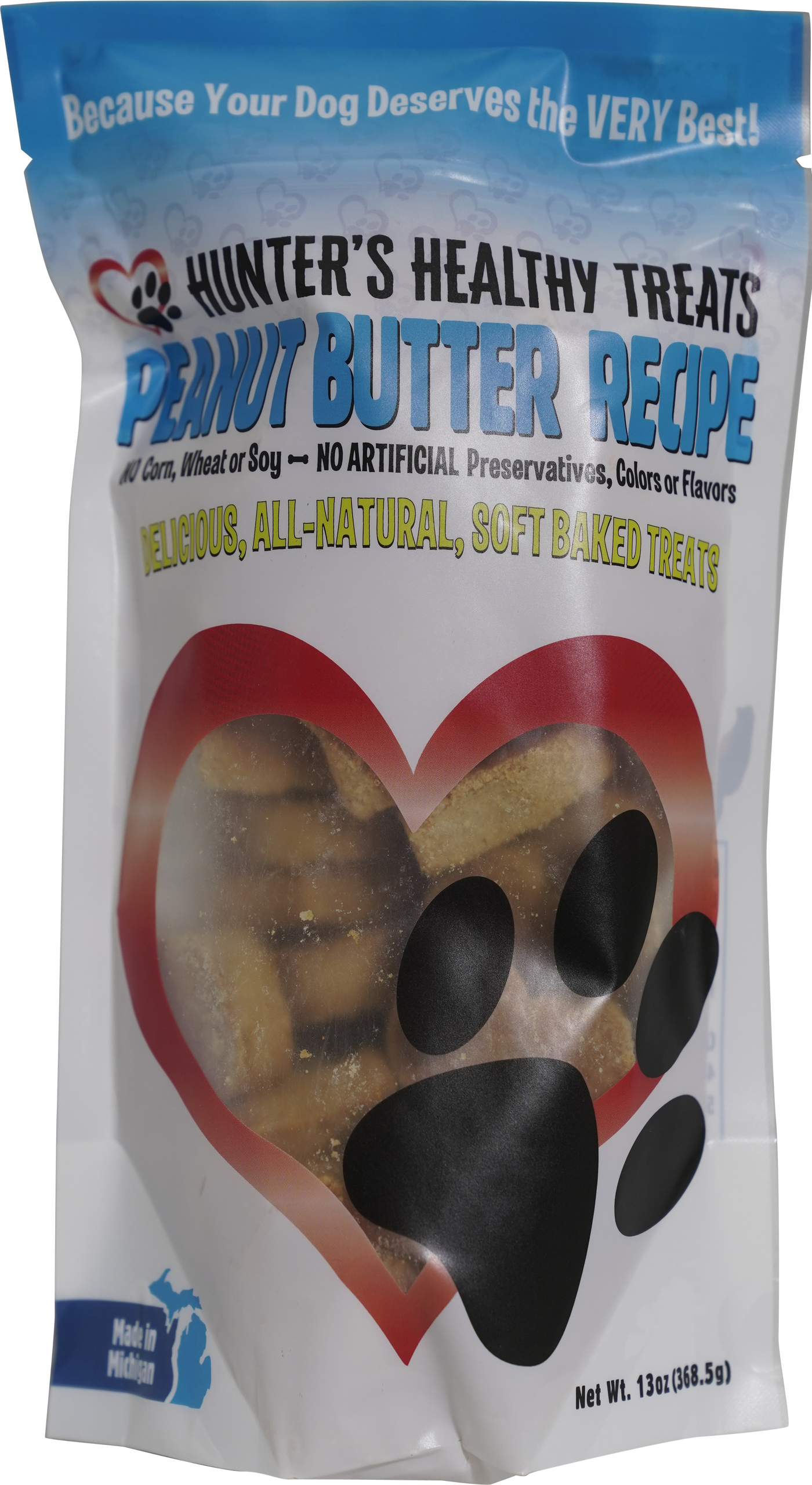 Hunter's Healthy Treats, Peanut Butter, Large Treats