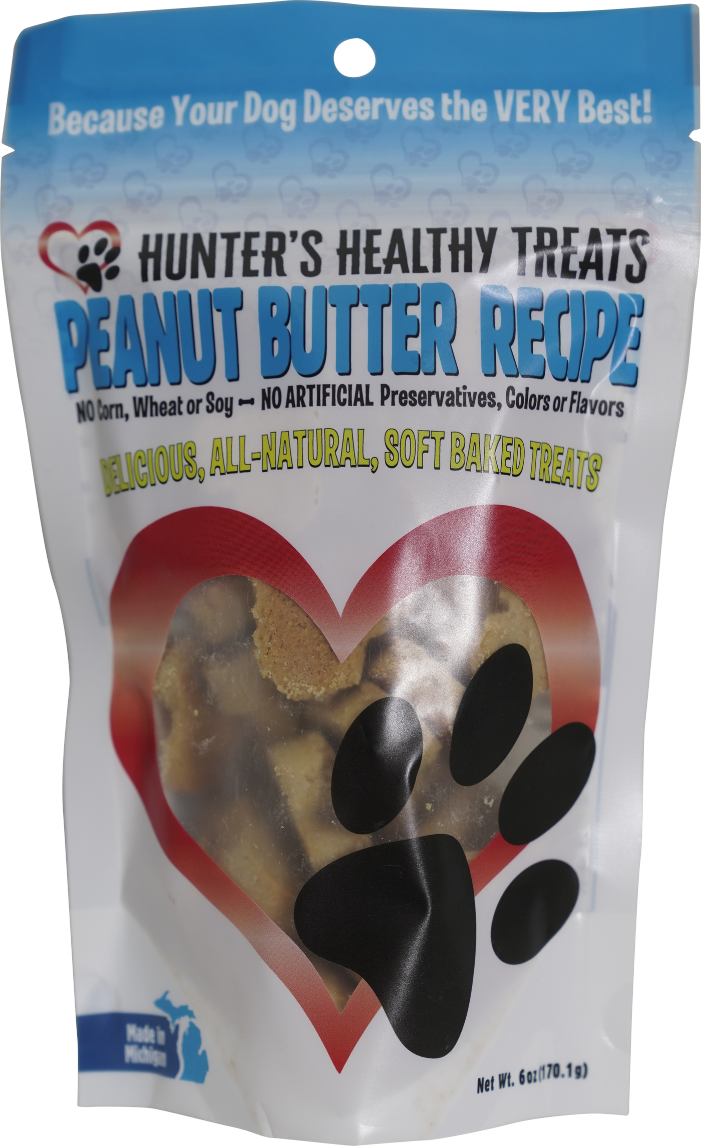 Hunter's Healthy Treats, Peanut Butter, Medium Treats