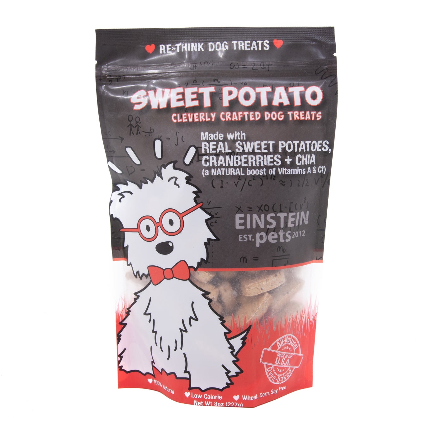 Oven Baked Wheat Free Sweet Potato & Cranberry Natural Dog Treats
