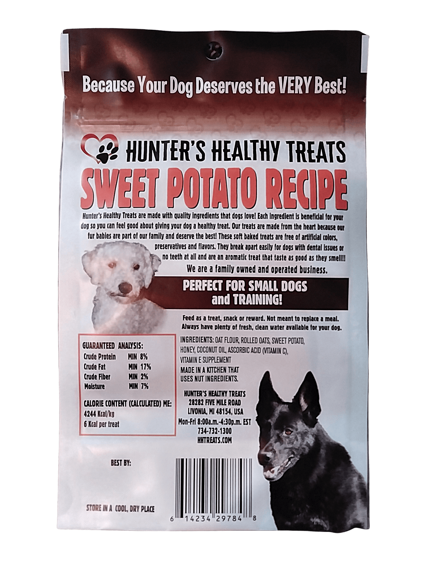 Hunter's Healthy Treats, Sweet Potato, Small Treats